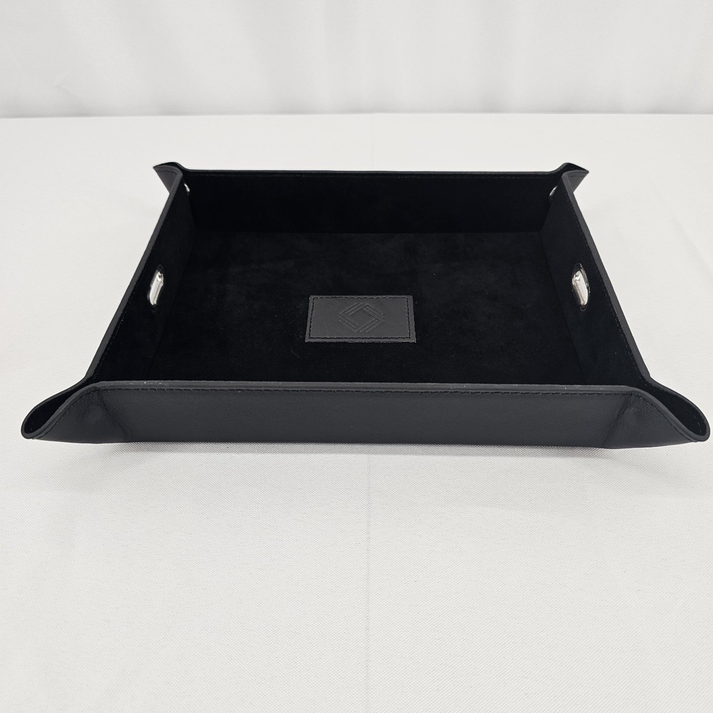 Knot Standard - Leather Vallet Catch All Black Lays Flat For Travel New In Box